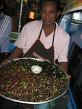 Cricket Man on Baht Bus